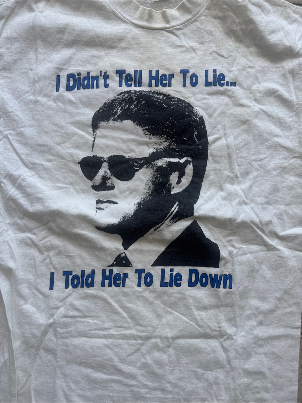 Clinton:I didn’t tell her to lie…I told her to lie down.Vintage nod to Lewinsky